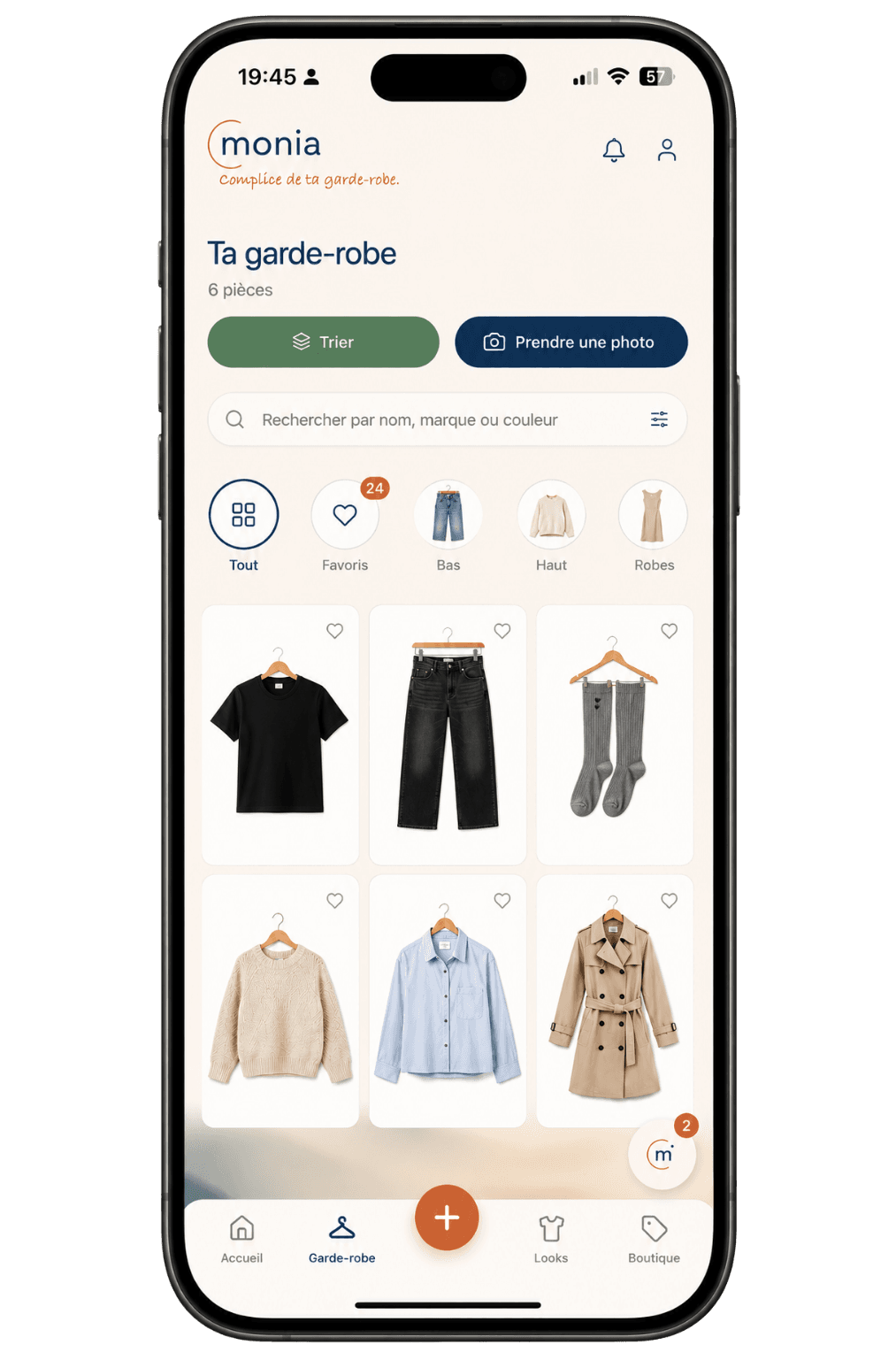 Organized wardrobe — after monia